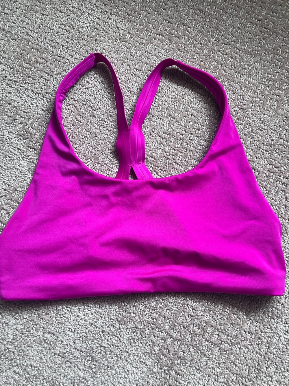 Athleta Magenta Malibu swim top